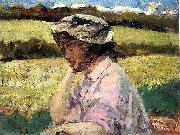 James Carroll Beckwith Lost in Thought USA oil painting artist